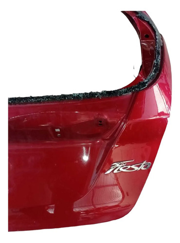 Tampa Traseira New Fiesta 2011/2017(amassado) Vermelho - Imagem 5