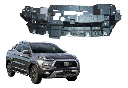 Suporte Diant Grade Superior Fiat Toro 2022 A 2025 Preto