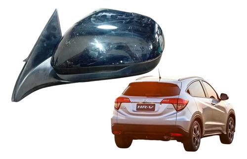 Retrovisor Esquerdo Honda Hr-v 2015/2018 7 Fios C/pisca