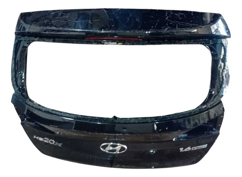 Tampa Traseira Hyundai Hb20 2014/2018 Preto - Imagem 2