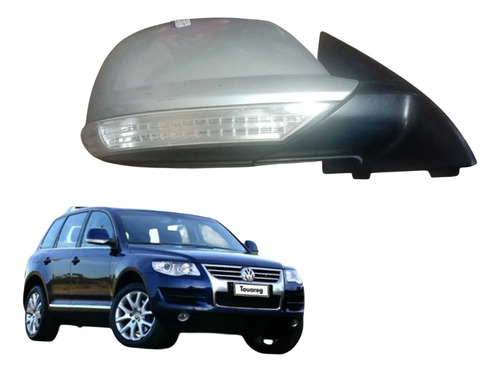 Retrovisor Direito Touareg 2008/2012 14 Fios
