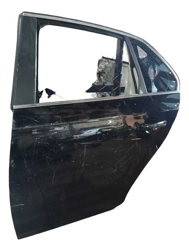 Porta Traseira Esquerda Volkswagen Jetta Sedan 2007 2010 Traseira Esqurda Preto - Imagem 3