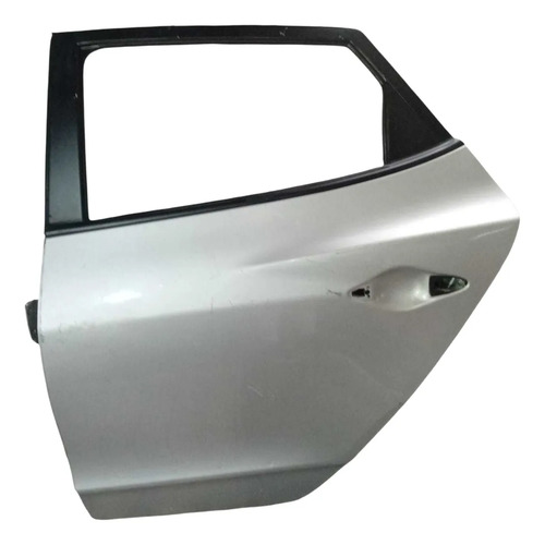 Porta Traseira Squerda Ix35 2011/2018 Traseira Esquerda Prateado