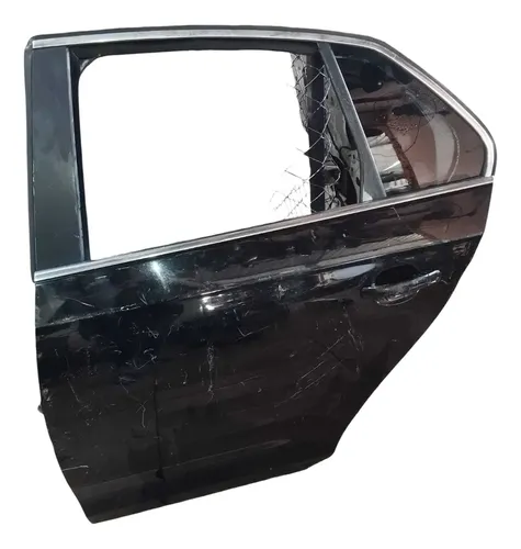 Porta Traseira Esquerda Volkswagen Jetta Sedan 2007 2010 Traseira Esqurda Preto