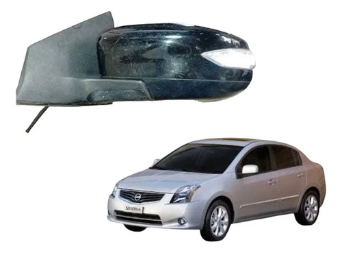 Retrovisor Sentra 2013/2016 5 Fios C/arranhões