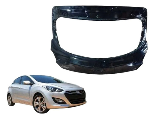 Tampa Traseira Hyundai I30 2013/2018 Preto