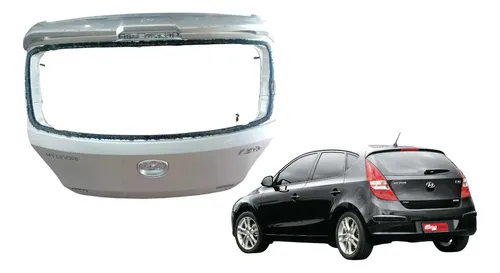 Tampa Traseira Hyundai I30 2009/2012 Prateado