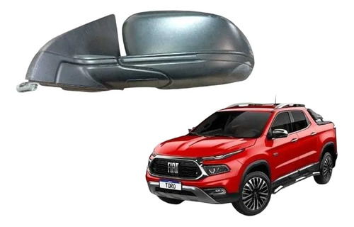 Retrovisor Esquerdo Manual Fiat Toro 1.8 Flex 2016 A 2021