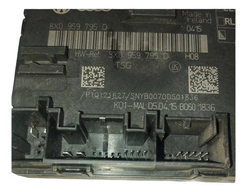 Módulo Porta Traseira Esquerda Audi A1 1.4 2013 8x0959795d Preto - Imagem 5