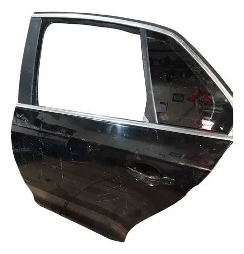 Porta Traseira Esquerda Volkswagen Jetta Sedan 2007 2010 Traseira Esqurda Preto - Imagem 4