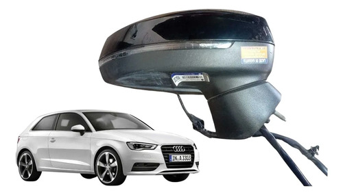 Retrovisor Direito Audi A3 2013/2017
