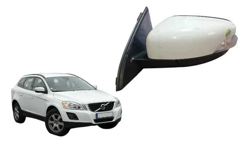 Retrovisor Esquerdo Volvo Xc60 2009 A 2013 C/pisca 14 Fios