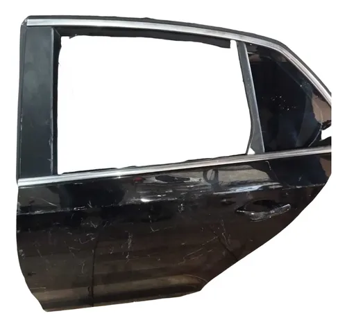 Porta Traseira Esquerda Volkswagen Jetta Sedan 2007 2010 Traseira Esqurda Preto - Imagem 2