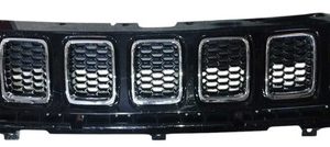 Grade Parachoque Frontal Jeep Compass Flex 2016/2021 Preto Brilhante