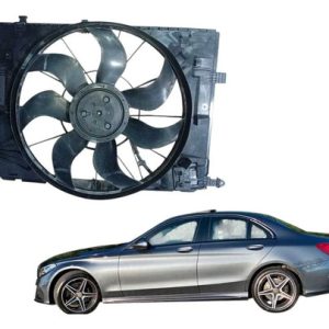 Defletor Radiador Mercedes C250 C300 2015 A 2019 0130708401 Preto