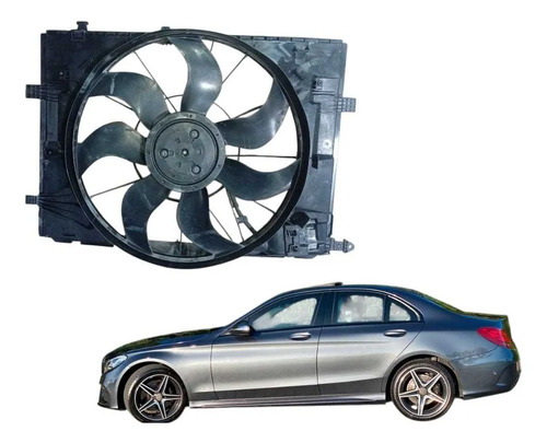 Defletor Radiador Mercedes C250 C300 2015 A 2019 0130708401 Preto