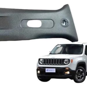 Acabamento Coluna Cinto Jeep Renegade 2015 2021 Preto