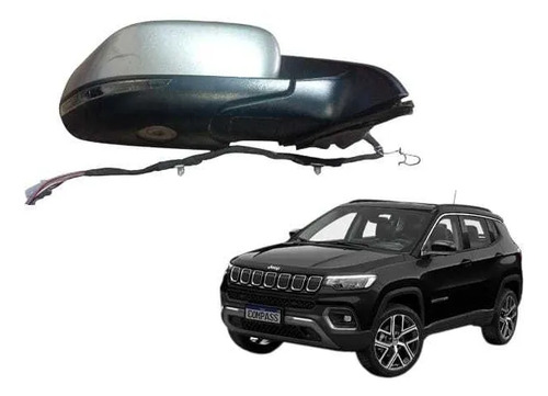 Retrovisor Direito Jeep Compass 2016/2025 8 Fios