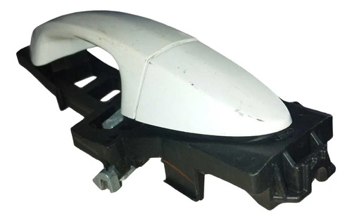 Maçaneta Externa T / E Ford New Fiesta 2015 - 2019 Branco Traseira - Imagem 3