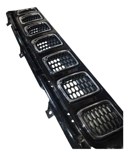Grade Parachoque Frontal Jeep Compass Flex 2016/2021 Preto Brilhante - Imagem 3