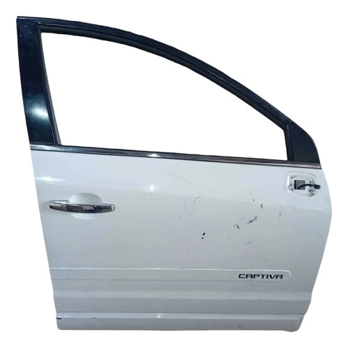 Porta C/molura Dianteira Direita Captiva 2010/2014 Branco - Imagem 2