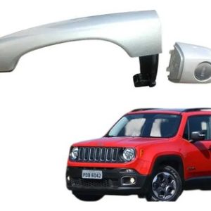 Maçaneta Traseira Jeep Renegade 2016/21 Prateado Traseira