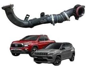 Duto Ar Turbina Compass Toro 1.3 Turbo 2021 A 2025 Preto