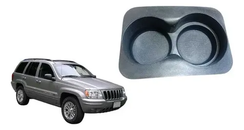 Porta Copos Console Central Jeep Cherokee 1999/ 2004 Preto