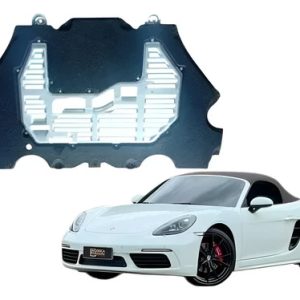 Protetor Assoalho Inf Motor Porsche 718 Boxster 2017 2025 Preto