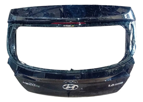 Tampa Traseira Hyundai Hb20 2014/2018 Preto - Imagem 5