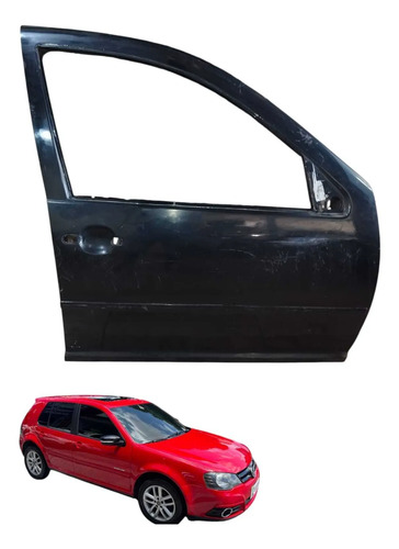 Porta Dianteira Direita Golf 2000 2013 Volkswagen Original Dianteira Direita Preto