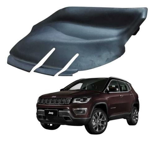 Acabamento Churrasqueira Jeep Compass 2020 2024 Esquerdo Preto