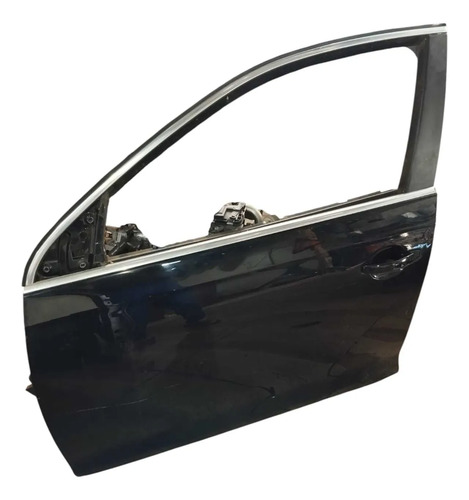 Porta Dianteira Esquerda Vw Jetta 2007 2008 2009 2010 Dianteira Esquerdo Preto - Imagem 2