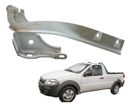 Dobradiça Capô Fiat Argo Cronos Mobi Strada Toro 2016/ 21544