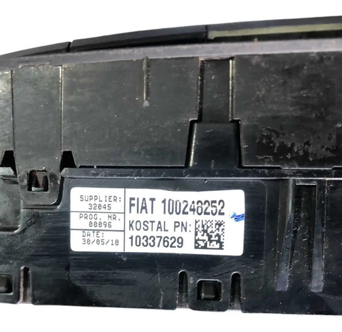 Conjunto Botões Alerta Trava Fiat Argo 2017 A 2020- Pc2295 Preto - Imagem 3