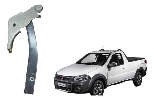 Dobradiça Braço Capô Lado Esquerdo Fiat Mobi Strada 2020/24