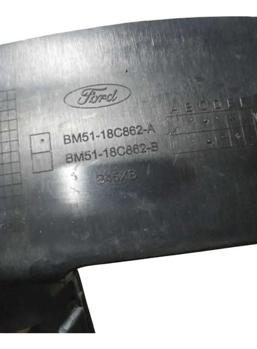 Acabamento Interno Retrovisor Direito Focus 2014 A 2019 Preto - Imagem 3