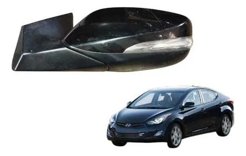 Retrovisor Esquerdo Elantra 2011/2016 8 Pinos