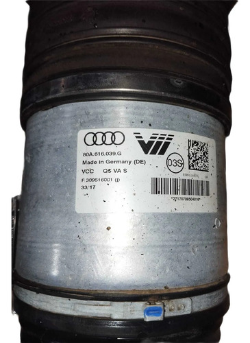 Amortecedor De Suspensão A Ar Diant Audi Q5 18/21 80a616039g - Imagem 2