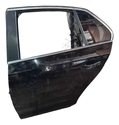 Porta Traseira Esquerda Volkswagen Jetta Sedan 2007 2010 Traseira Esqurda Preto