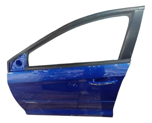 Porta Dianteira Direita Tiggo 2 2018/2025 Dianteira Direita Azul - Imagem 2