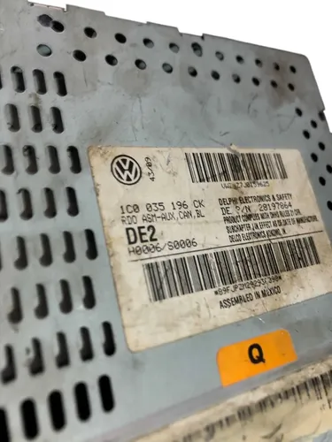 Rádio Som Volkswagen New Beetle 2008 A 2010 1c0035196ck - Imagem 5