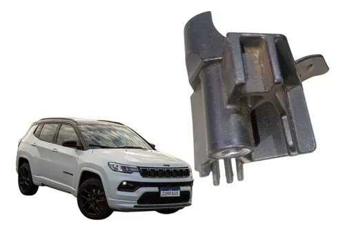 Suporte Sensor Impacto Compass 2016/ 2021 Lado Esquerdo Preto