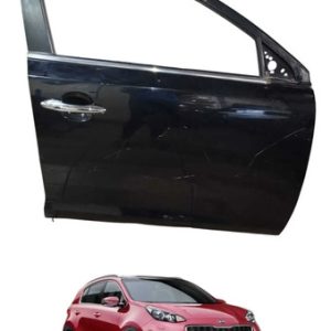 Porta Dianteira Direit Com Maçaneta  Kia Sportage 2012/ 2016 Dianteira Direito Preto