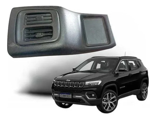 Difusor Traseiro Central Jeep Compass 2016/ 2021( Detalhes)