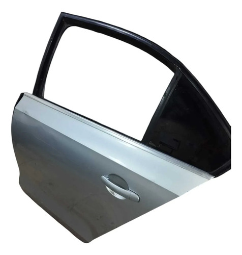 Porta Traseira Esquerda Jetta 2011 2012 A 2017 Traseira Esquerdo Prateado - Imagem 3