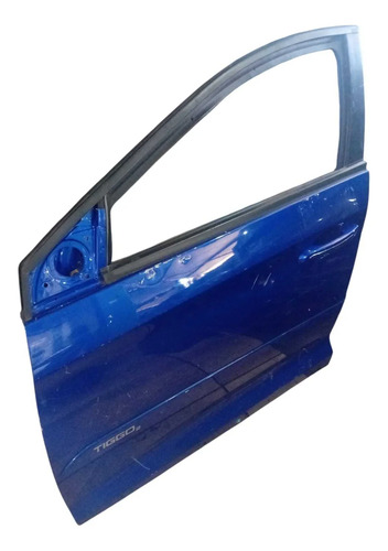 Porta Dianteira Direita Tiggo 2 2018/2025 Dianteira Direita Azul - Imagem 3