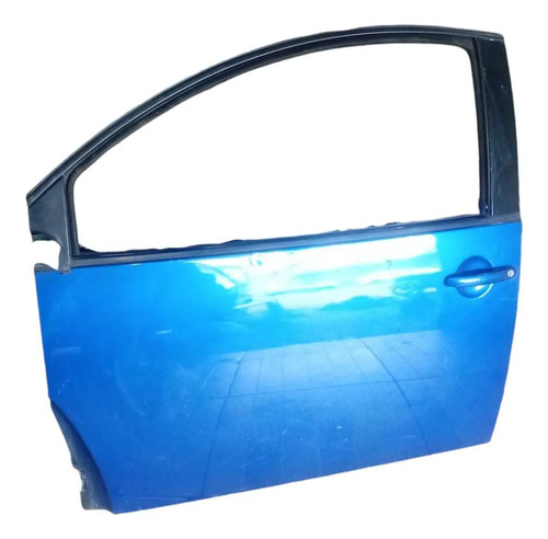 Porta Dianteira Esquerda New Beetle 2007/2010 Detalhe Dianteira Esquerdo Azul - Imagem 2