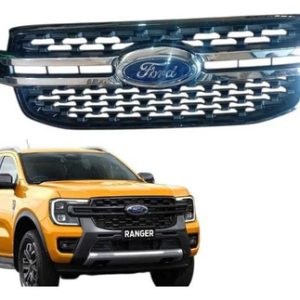 Grade Frontal Ranger 2023/2025 Cromada Preto Fosco