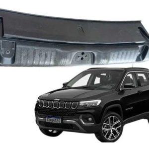 Acabamento Porta Malas Jeep Compass 2016 2017 2018 2019 2020 2021 2022 2023 2024 2025 Preto